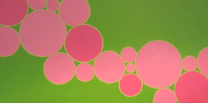 pink bubbles